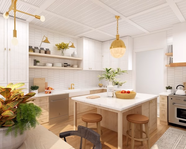 Cuisine design propre et saine sans moucheron cuisine.